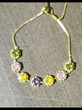 18k Gold Filled Candy Bracelet
